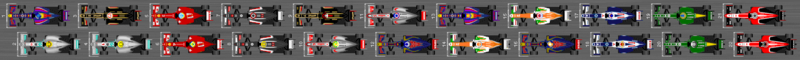 Diagram van de startgrid van de Koreaanse Grand Prix van 2013