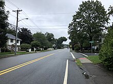 County Route 53 (Rivervale Road) in River Vale 2018-09-12 10 13 00 View north along Bergen County Route 53 (Rivervale Road) at Wilson Court in River Vale Township, Bergen County, New Jersey.jpg