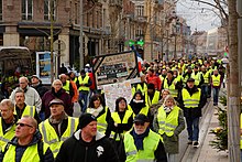 A gilets jaunes demonstration in Belfort on 1 December 2018-12-01 14-37-38 manif-GJ-Belfort.jpg