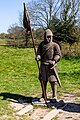 A soldier statue near Battle Abbey.