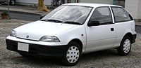 Suzuki Cultus 3-door (first facelift, Japan)