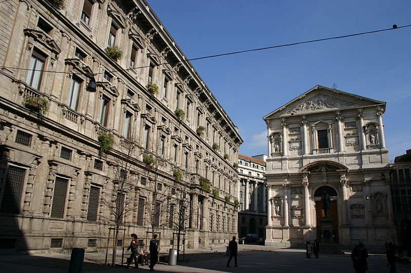 File:7011 - Milano - Piazza San Fedele - Foto Giovanni Dall'Orto 8-Mar-2007.jpg