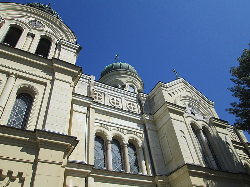 File:A view of the south facade of the Vidin Cathedral (03.09.2021).jpg