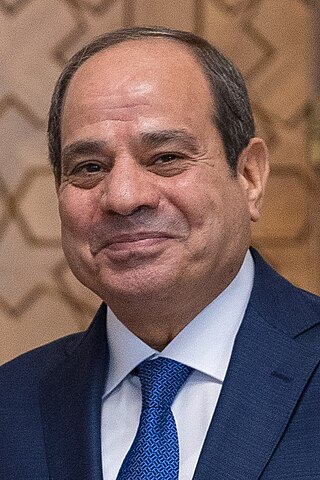 <span class="mw-page-title-main">Abdel Fattah el-Sisi</span> President of Egypt since 2014