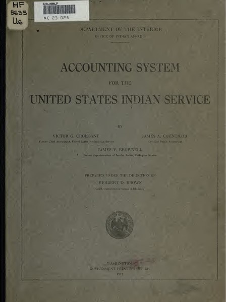 File:Accounting system for the United States Indian service (IA accountingsystem00unitrich).pdf