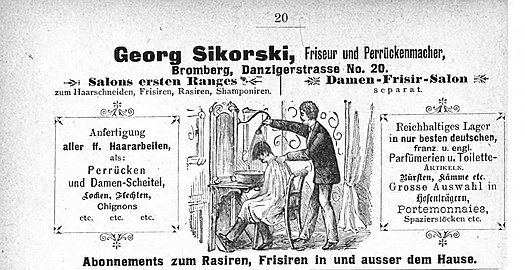 Advertising for G. Sikorski in the 1910s