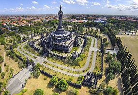 Aerial view of Bajra Sandhi Monument Denpasar Bali Indonesia.jpg