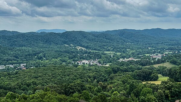 Maynardville as seen from Hinds Ridge