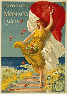 Poster for the Exposition De Monaco (1920) Affiche PLM Exposition Monaco.jpg