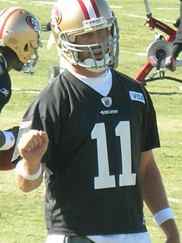 Smith at training camp in 2010