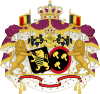 Alliance Coat of Arms of King Philippe and Queen Mathilde.svg