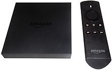 Amazon Fire TV with remote.JPG