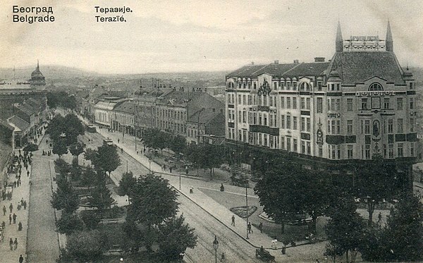 Terazije in early 1920s