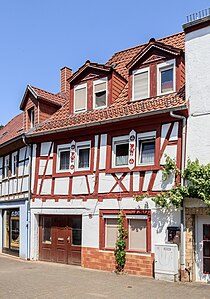 Half-timber houses Water alley Annweiler Germany