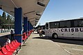 Bus terminal in Arad, Romania.