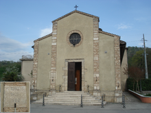 Facciata del santuario di Sant'Eleuterio