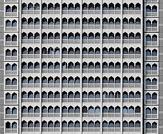 Architectural Details Balconies and Windows of Taj Tower Hotel, Mumbai