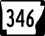 Highway 346 marker