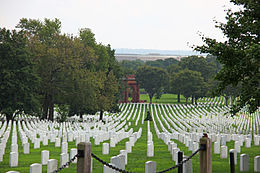 Arlington National Cemetery - Section 33 at McClellan Gate - 2011.JPG