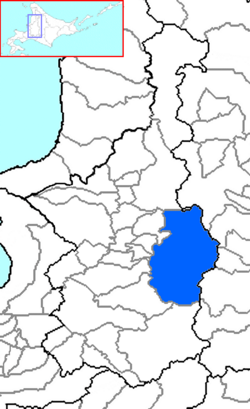 Vị trí của Ashibetsu ở Hokkaidō (Phó tỉnh Sorachi)