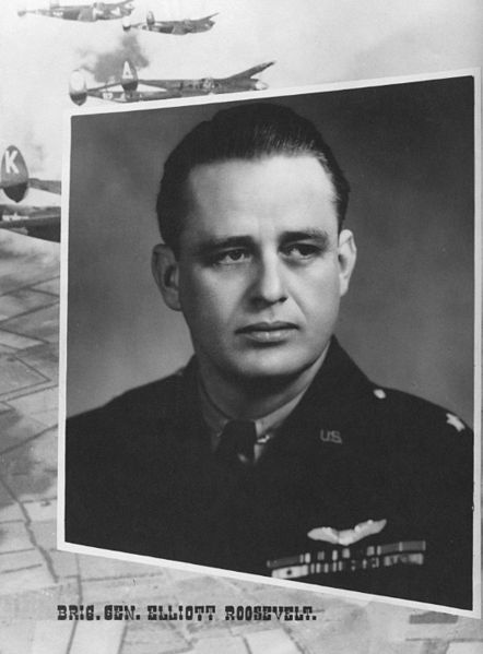 BG Elliott Roosevelt as 325th Wing commander