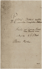 Matthäus-Passion von Johann Sebastian Bach – Titelblatt der Reinschrift Bachs (spätere Fassung von 1736)