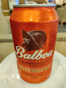 Balboa beer, named after Vasco Nunez de Balboa, the Spanish explorer of Panama. Balboa beer.jpg