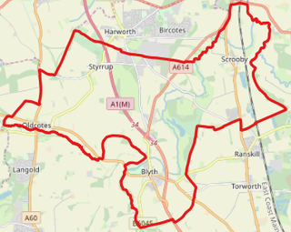 <span class="mw-page-title-main">Blyth (Bassetlaw electoral ward)</span> Electoral ward in England