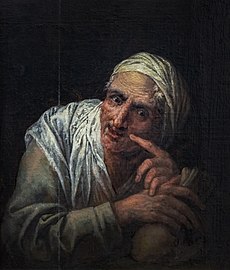 Pietro della Vecchia, Die Frau des Maultiertreibers.