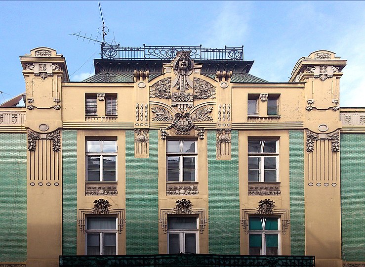 Building of Merchant Stamenković in Belgrade by Nikola Nestorović and Andra Stevanović (1907)