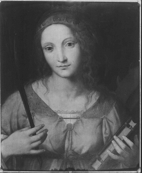 File:Bernardino Luini (d. 1532) - Saint Catherine of Alexandria - RCIN 406439 - Royal Collection.jpg