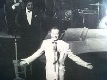 Billy Daniels and Benny Payne during their first London Palladium show in 1952.