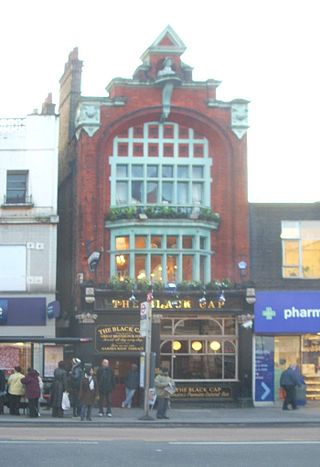 <span class="mw-page-title-main">The Black Cap</span> Defunct gay bar in Camden, London