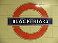 Blackfriars tube stn roundel 2012.JPG