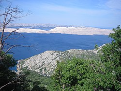 Blick vom Velebit-Massiv auf die Insel Pag.jpg
