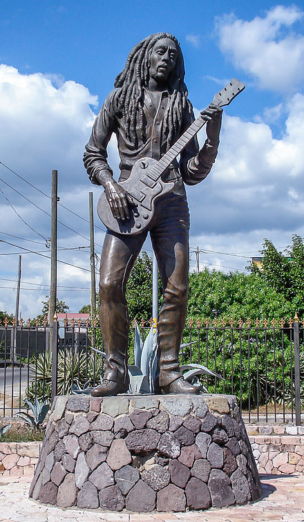 Statue of Bob Marley