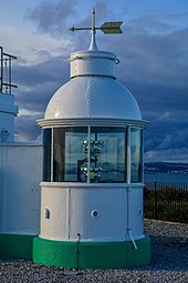 A pair of LED lanterns replaced the old lamp and lenses in 2019.