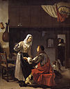 Frans van Mieris (I) Bordeelscène 1658