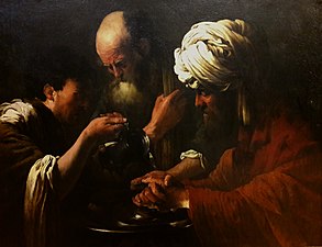 Philatô rửa tay bởi Hendrick ter Brugghen