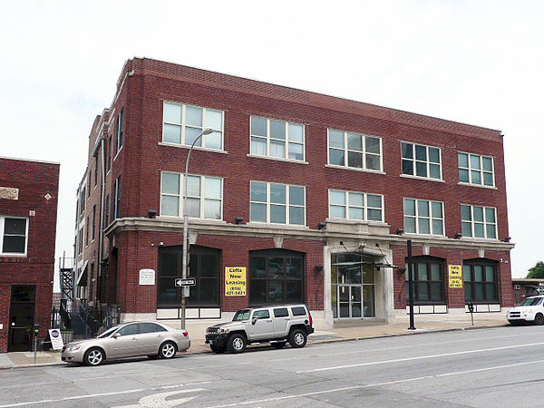 The Buick Automobile Company Building (here pictured in 2015), built in 1907