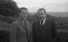 Oskar Stübinger y Hanns Haberer en la Conferencia de Rittersturz en 1948