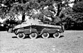 Vue de profil d'un Sd.Kfz. 231 (8 roues) de la division "Hermann Göring" (Russie, Janvier 1942)