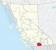 CAN BC Distrito Regional de Okanagan-Similkameen locator.svg