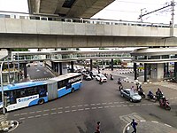 Simpang CSW (Jalan Trunojoyo/Jalan Kyai Maja) di Kebayoran Baru, Jakarta Selatan. (2021)