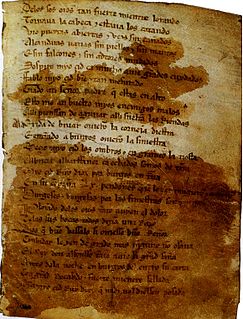 <span class="mw-page-title-main">Cantar de mio Cid</span> Castilian epic poem