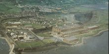 Carmarthen Bay Power Station from the air, circa 1972 Carmarthen Bay Power Station.png