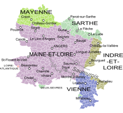 Province de l'Anjou au XVIIIe siècle