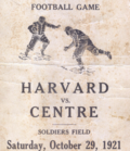 Thumbnail for 1921 Centre vs. Harvard football game