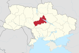 Cherkasy in Ukraine (claims hatched).svg