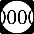 Four-digit shield template